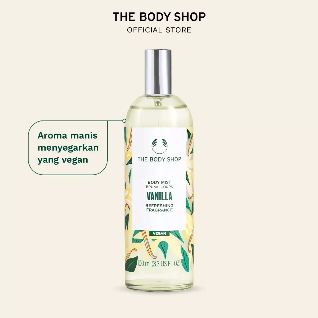 Vanilla Body Mist Fragrance 100ml