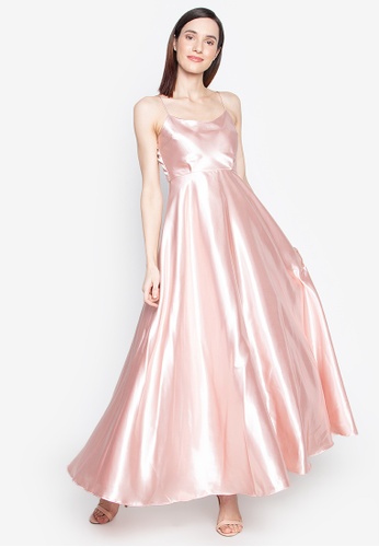 Shop Designer Staples Elena Evening Gown Online on ZALORA  