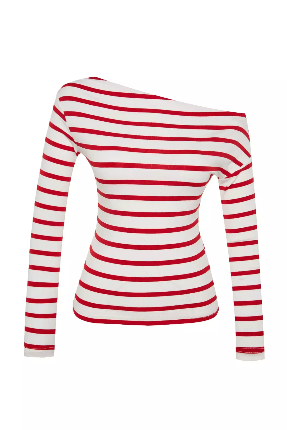 Striped Asymmetrical Top