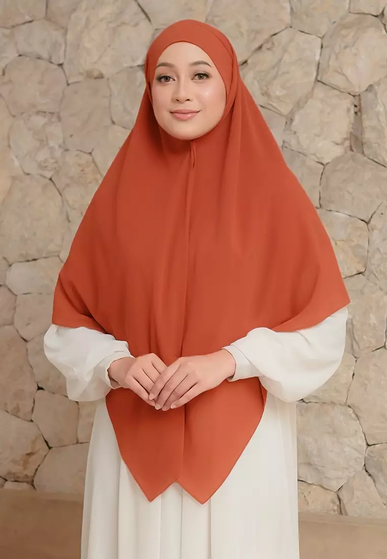 KHIBAN KHAIRA MAGNET PLUS NIQAB - DUSTY BRICK