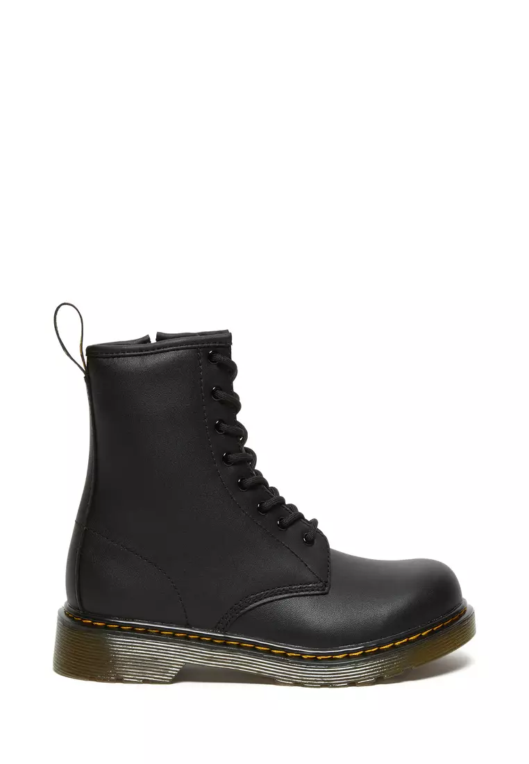 Discount on Dr. Martens  shoes - SKU: 1460 Y Softy T Leather Lace Up Black Boots