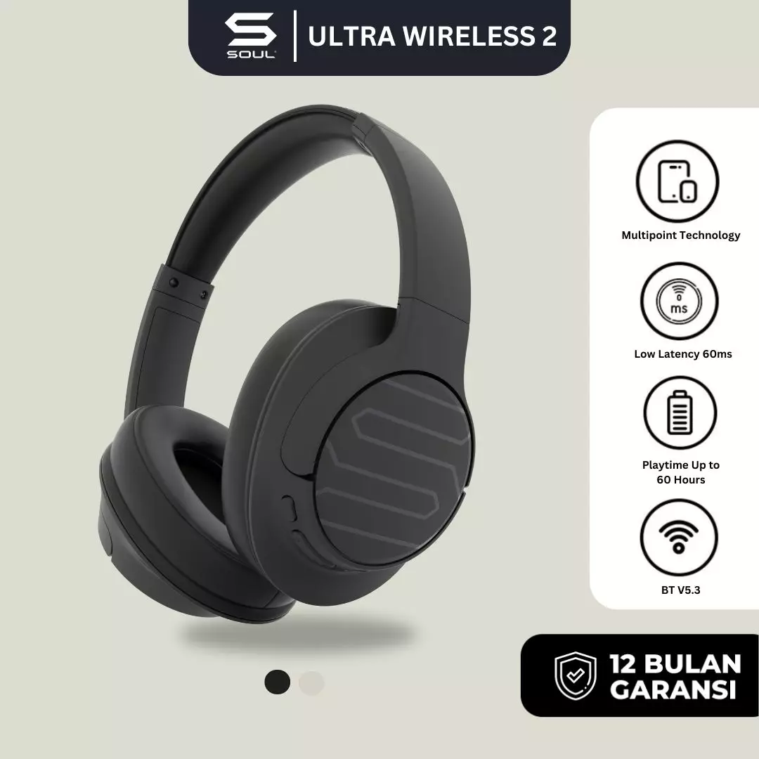 Jual SOUL Electronics Soul Ultra Wireless 2 Wireless Over Ear