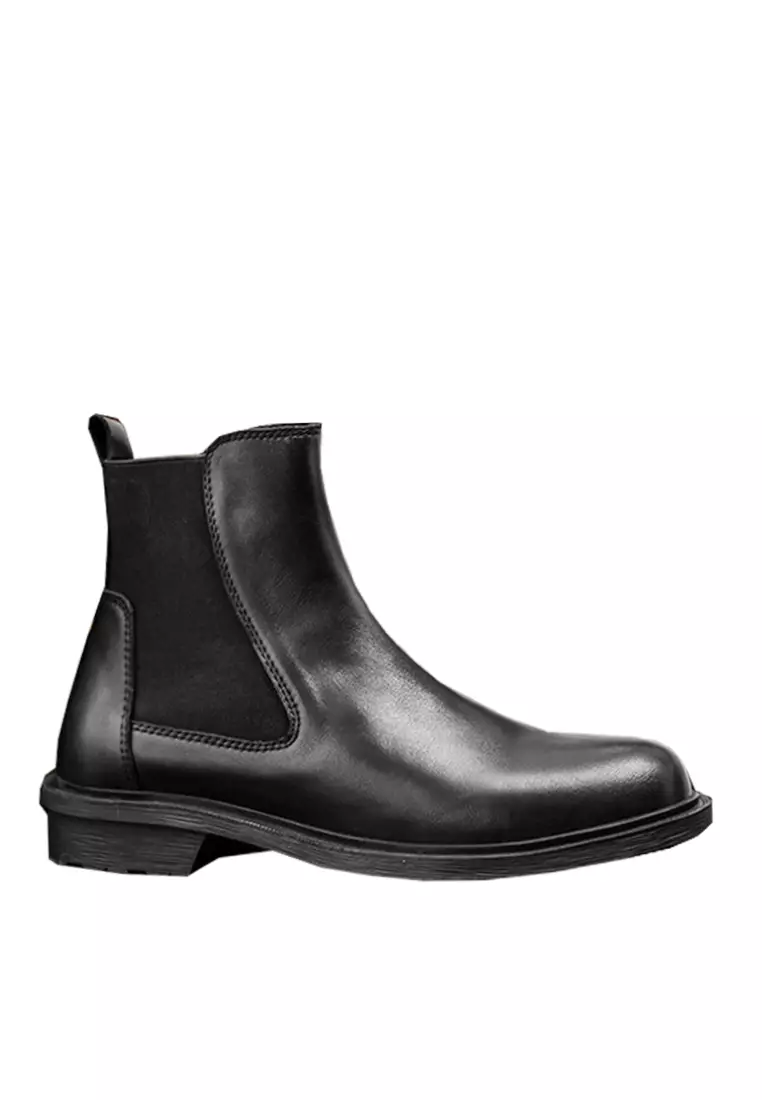 Discount on Twenty Eight Shoes  shoes - SKU: VANSA Top Layer Cowhide Platform Chelsea Boots VSM-B2022