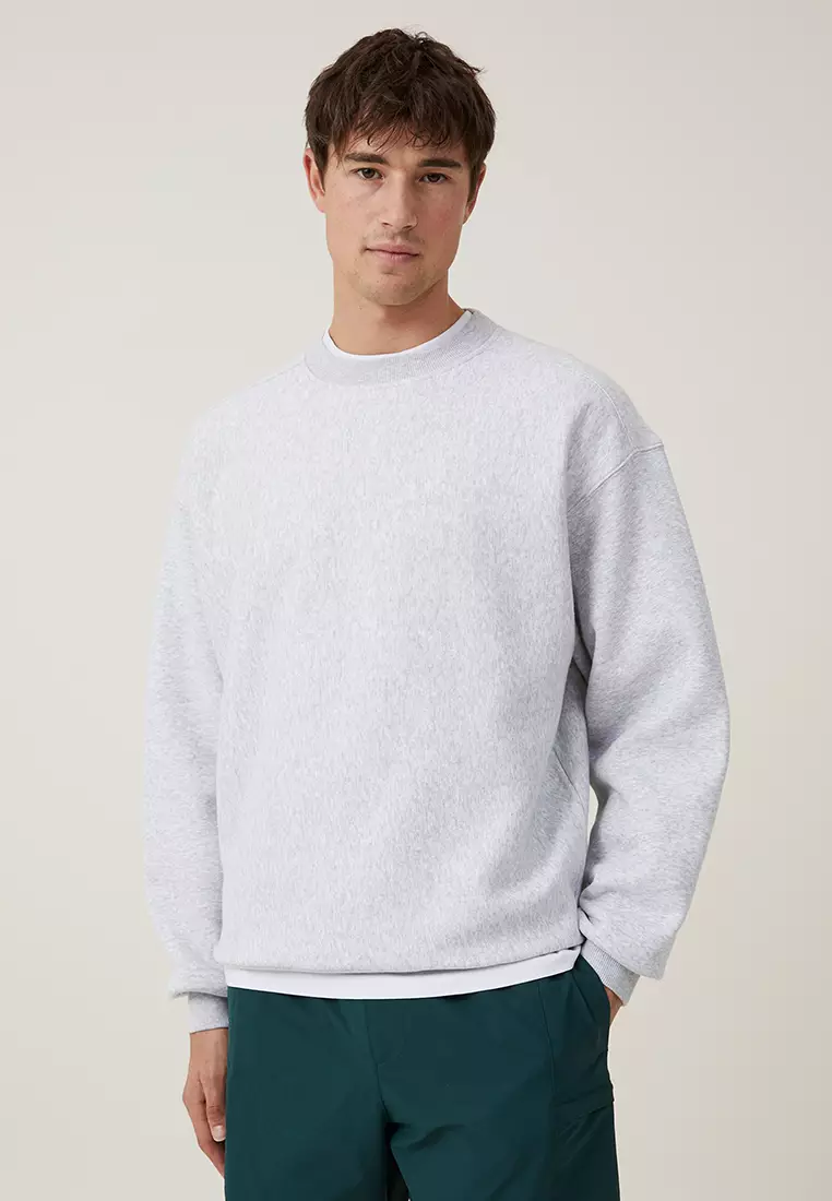 Buy Cotton On Oversized Crew Sweater 2023 Online | ZALORA Singapore