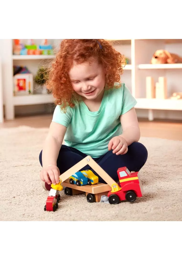 Melissa and doug magnetic car loader deals