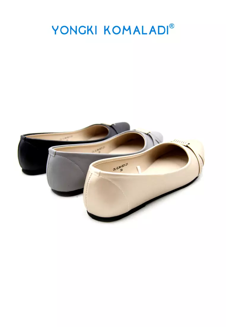 [ ORIGINAL ] YONGKI KOMALADI FLATSHOES OL-EJM-821-21 HITAM