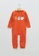 LC WAIKIKI orange Crew Neck Long Sleeve Printed Baby Girl Rompers 2 Pack D2F4BKA0B7A532GS_2