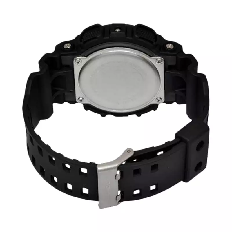 Jam Tangan Pria Casio G-Shock GA-110-1BJF GA110 GA-110 Black Digital Analog Dial Black Resin Band (JDM)