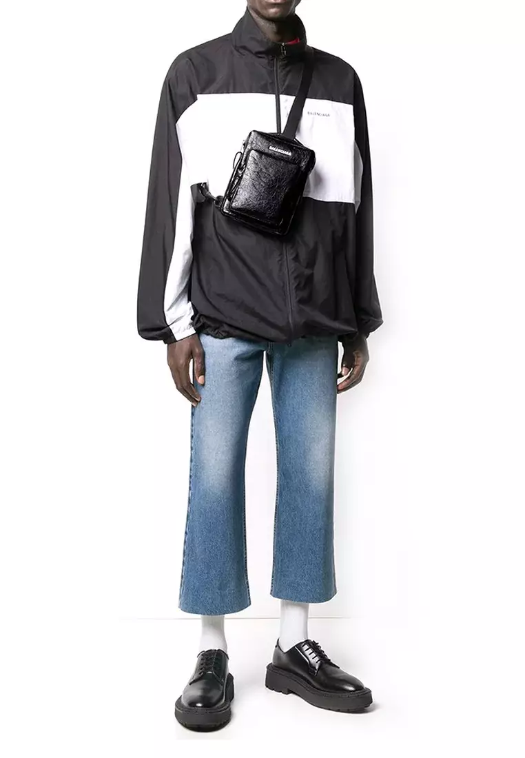 Explorer Crossbody Bag for Men in Black