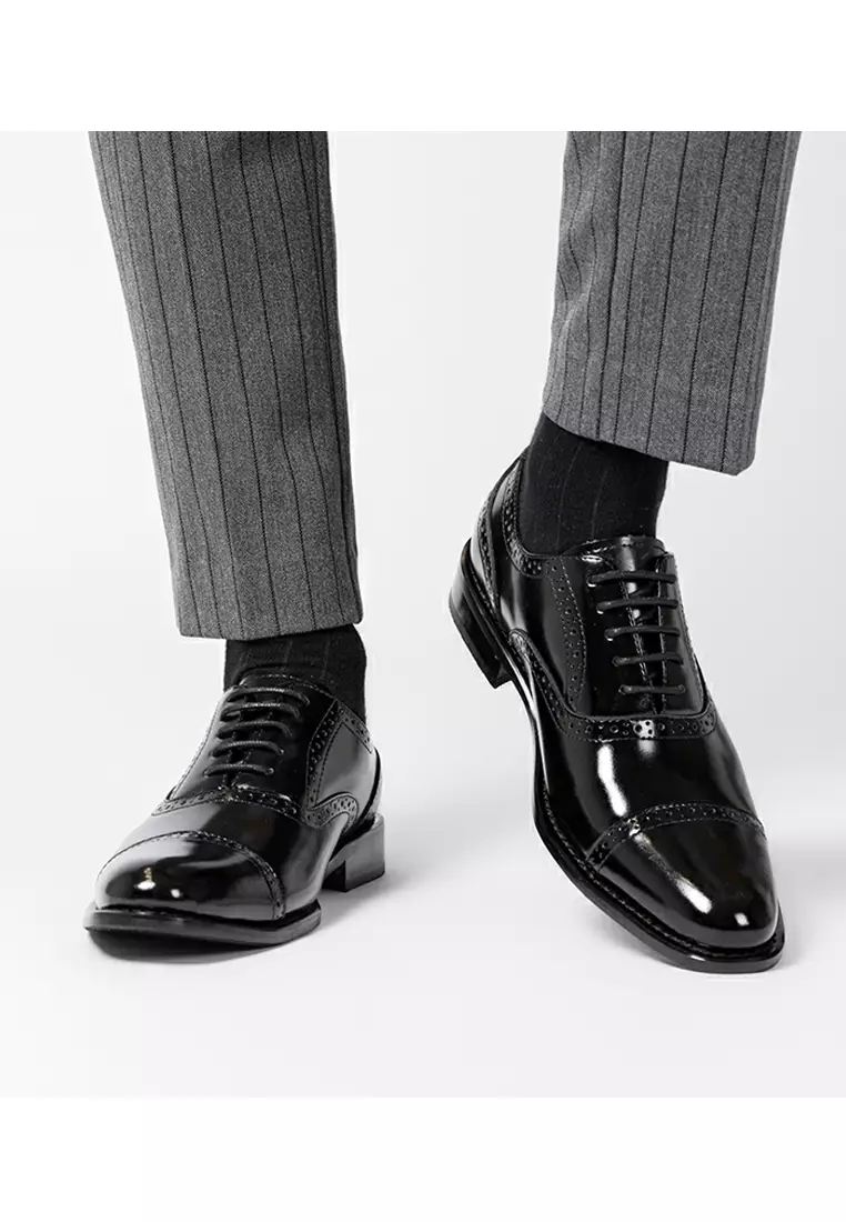 Brogue Leather Cap Toe Business Shoes MK5011-4