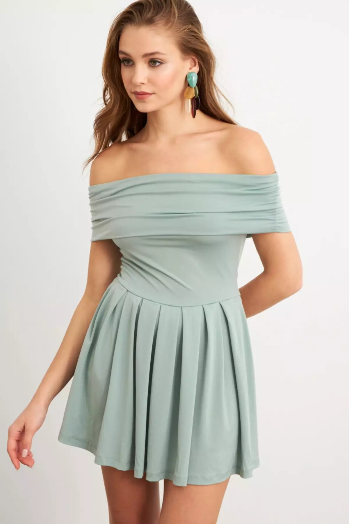 Madonna Collar Mini Dress