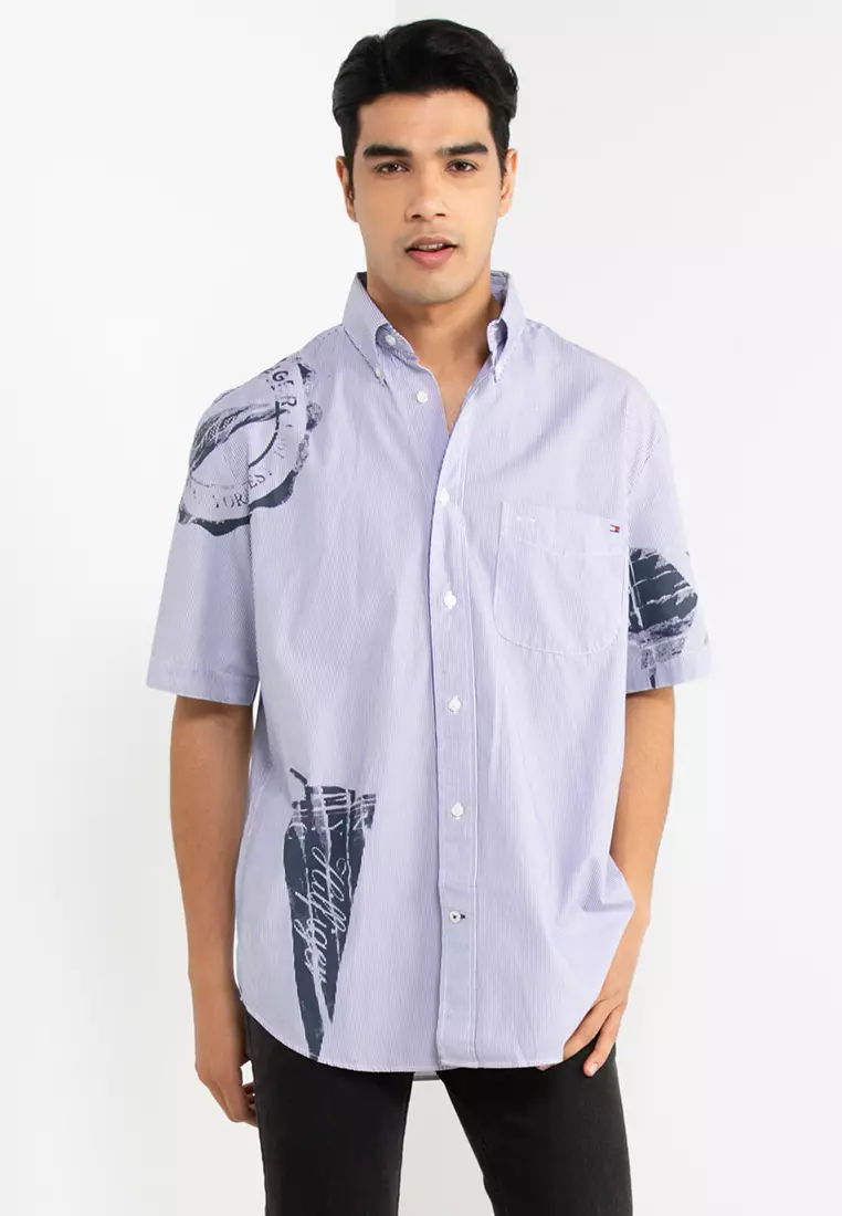 Tommy store printed shirts