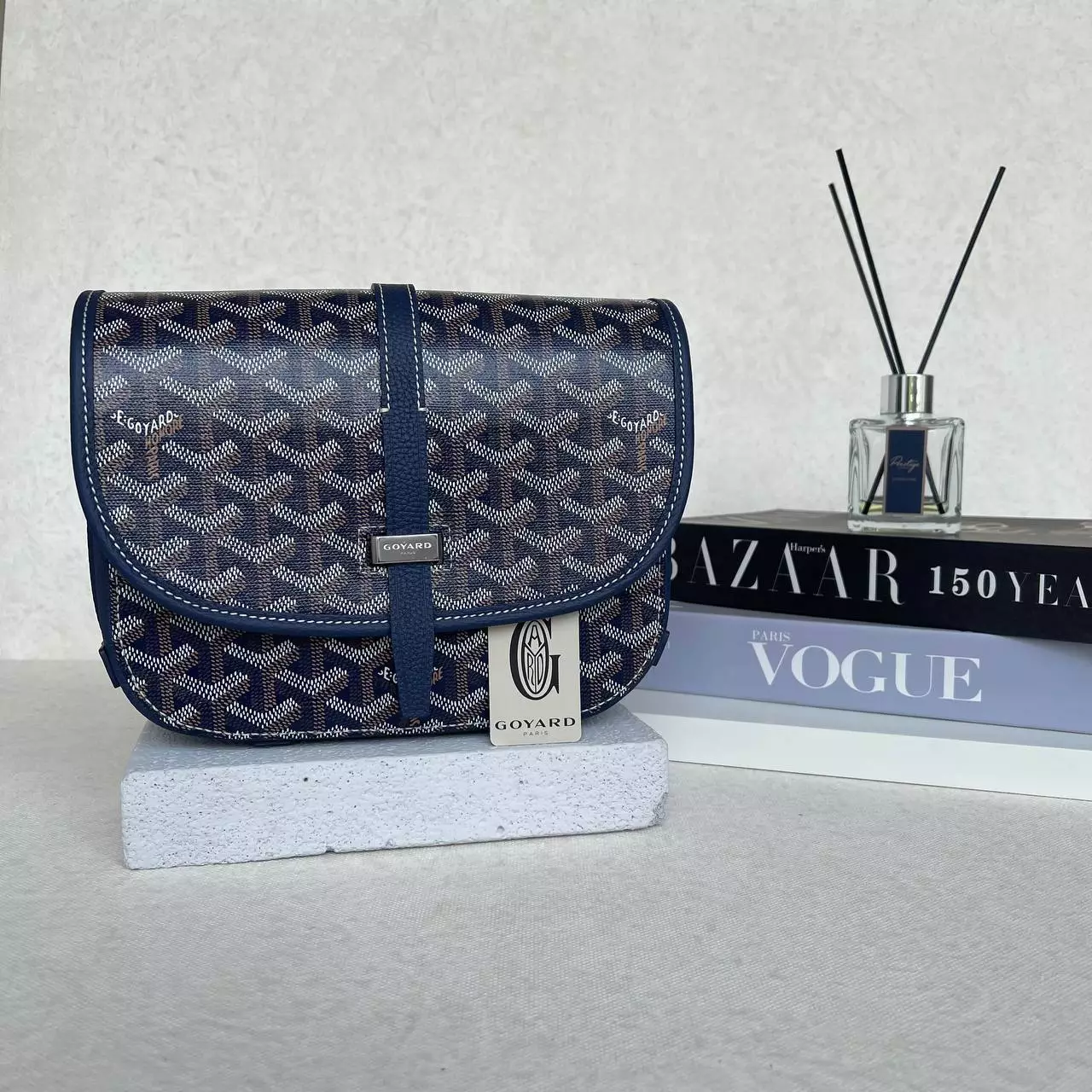 Goyard Belvedere PM Bag Navy