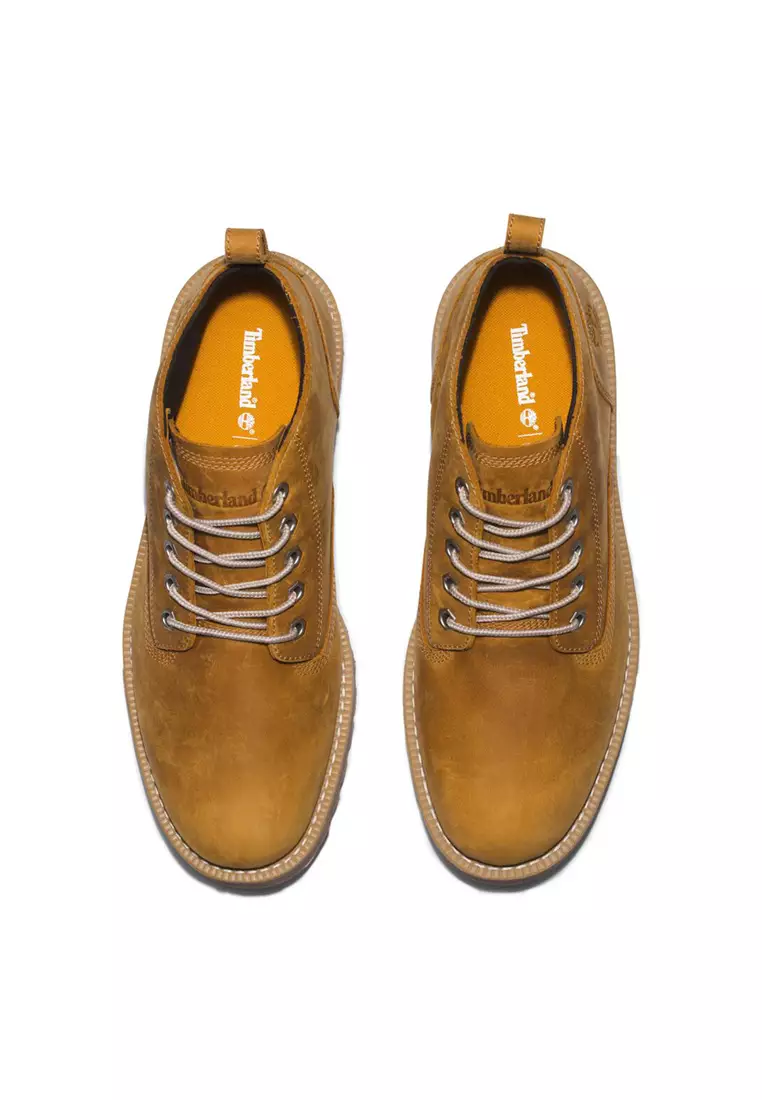 男款防水中筒休閒靴