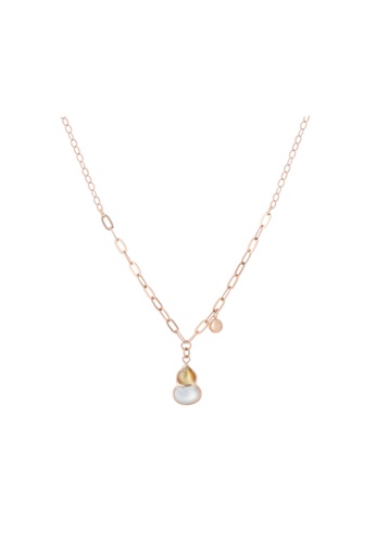 TOMEI TOMEI Gourd (HuLu) Necklace, Mother of Pearl I Rose Gold 750 (WN1-GD) 0CE6AACCC50009GS_1