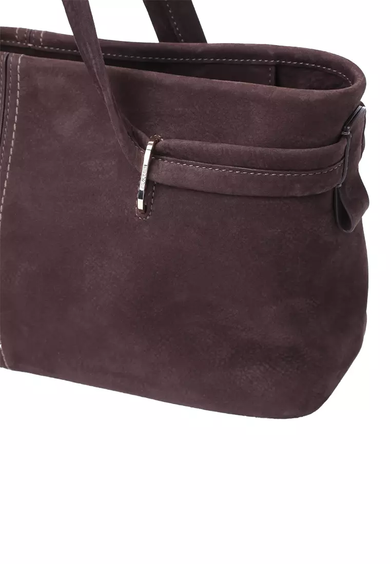 Empiricism Baguette 單肩袋 - 可可棕