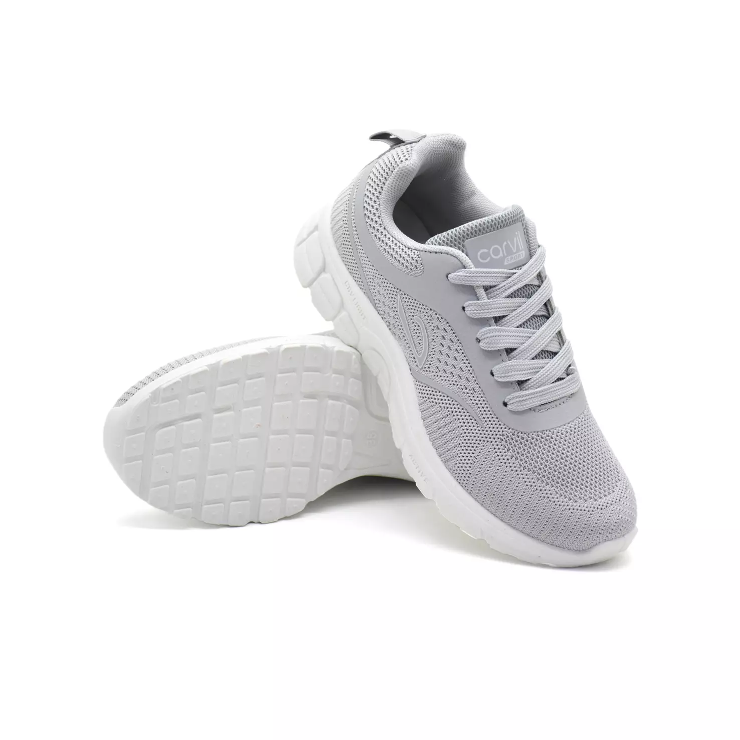 Carvil Sepatu Sekolah Anak Breckan-02 LT Light Grey
