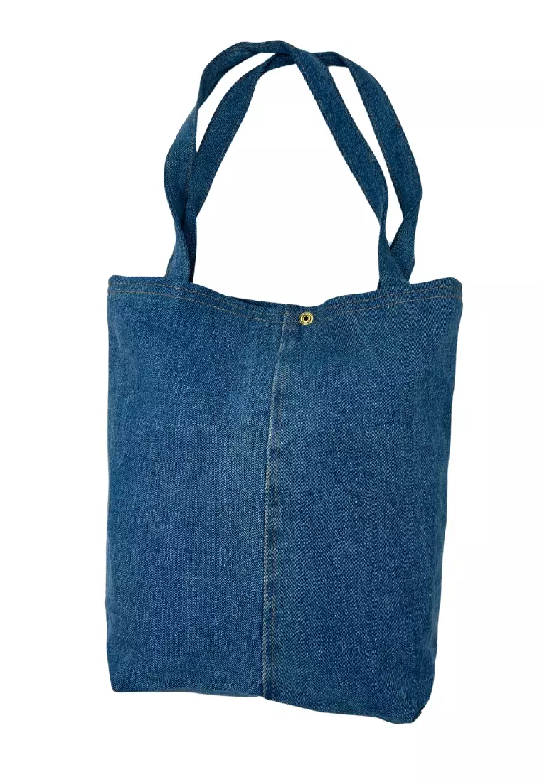 Plain Pocketful Tote Bag