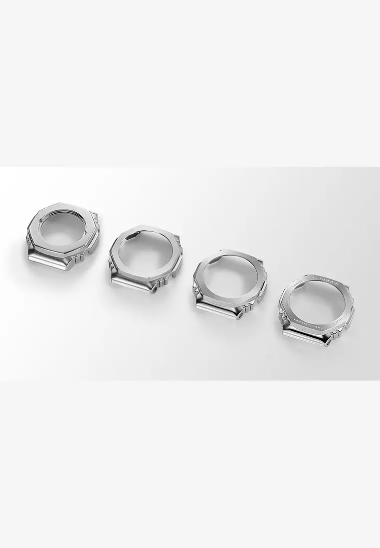 Casio G-SHOCK G-Steel GBM-2100-1A Jam Tangan Analog Digital Pria - Black Dial Black Resin Band