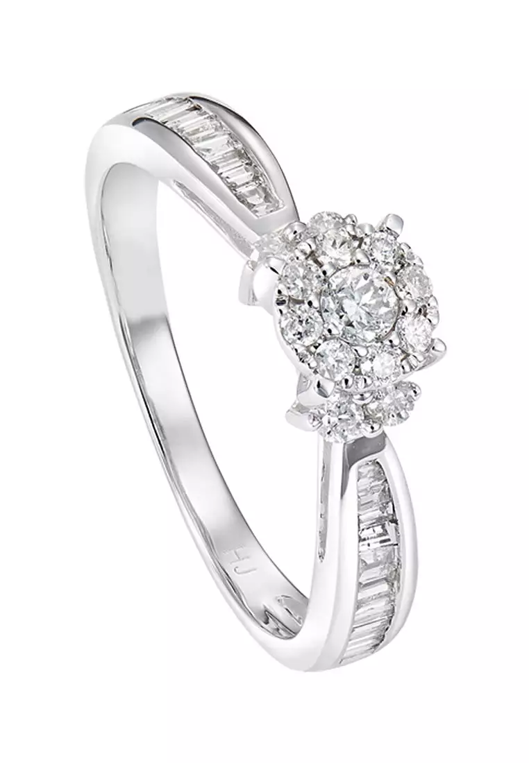 White gold engagement discount rings under 300
