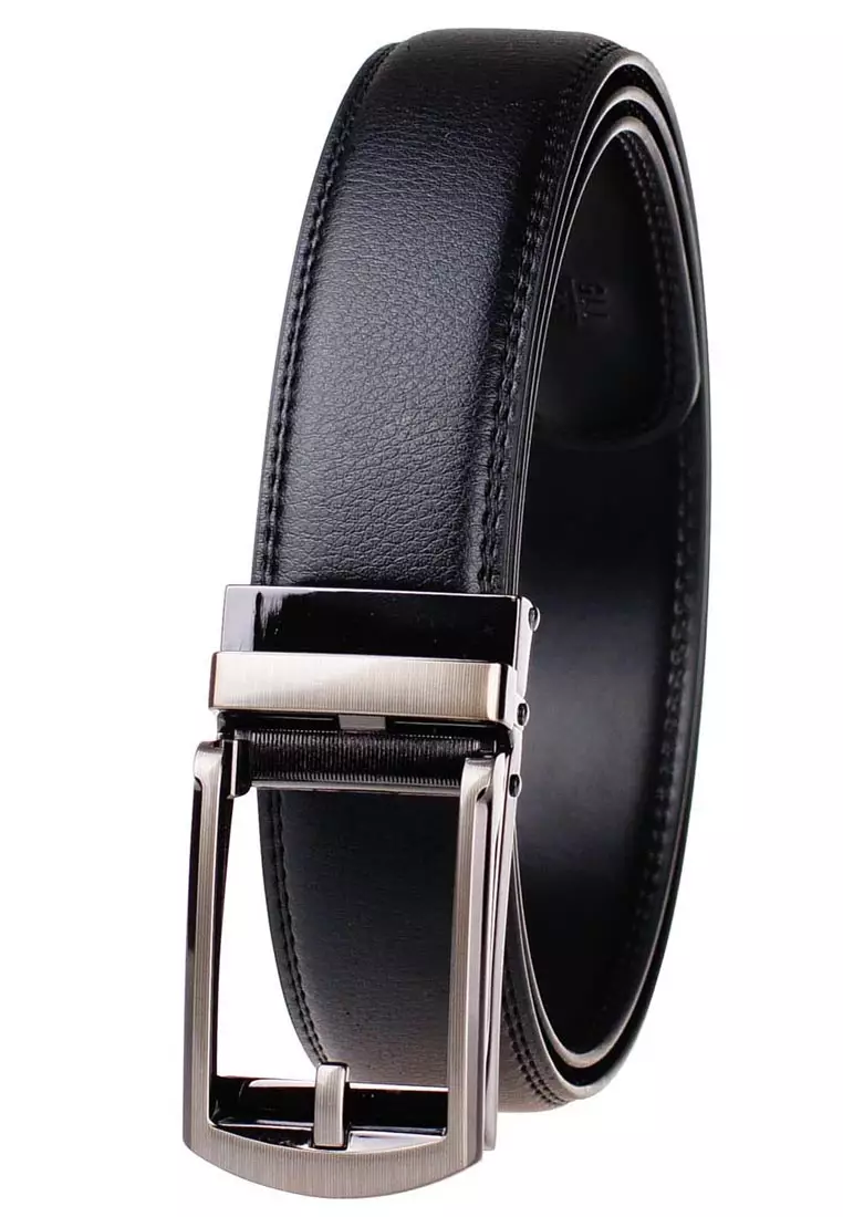 Buy FANYU Men's Slide Buckle Automatic Belts Ratchet Belts Genuine