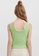 Vero Moda green Sleeveless Button Top EDD87AA8800400GS_2
