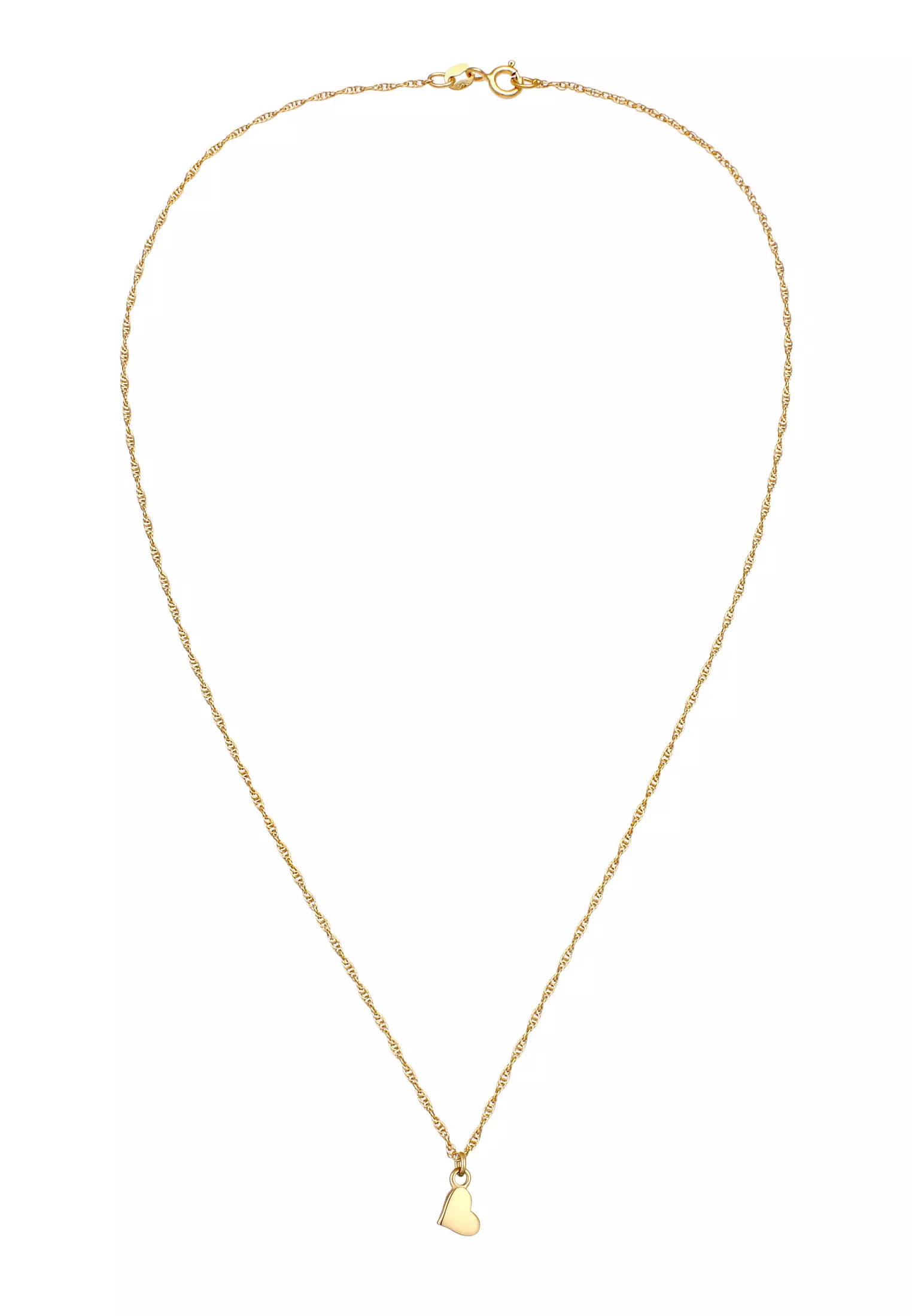 Necklace Heart Gold Plated