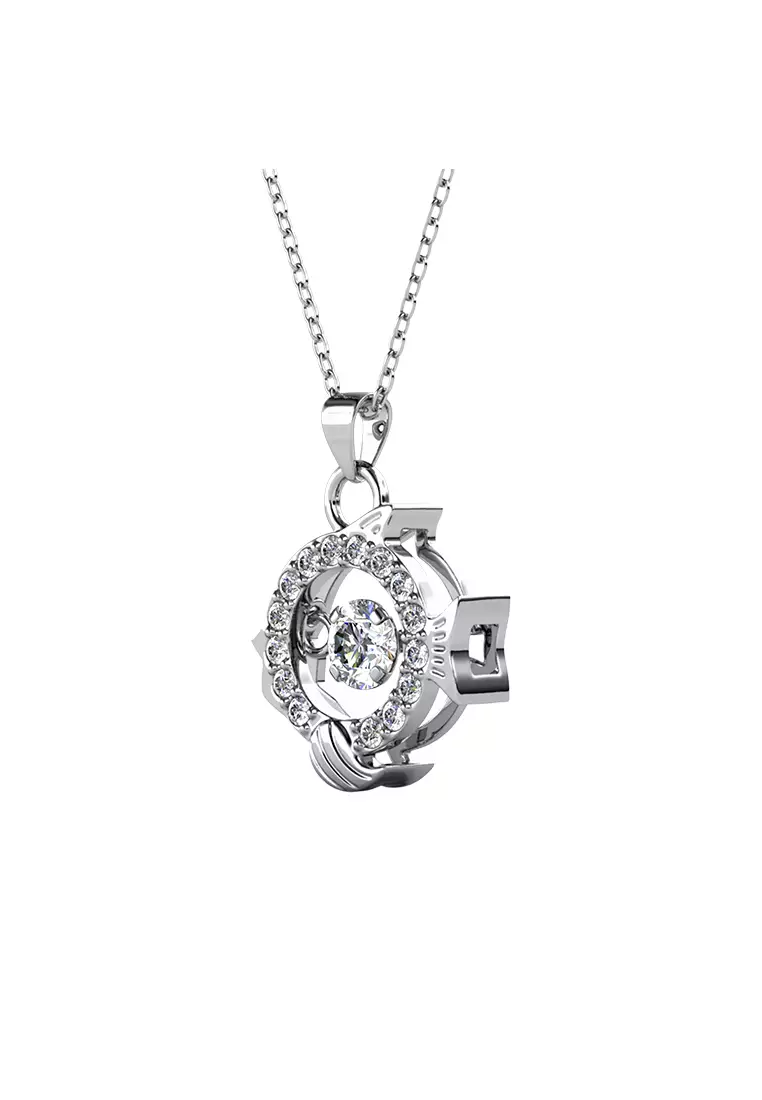 Dancing Horoscope Pendant Pieces WG - Kalung Crystal Swarovski by Her Jewellery