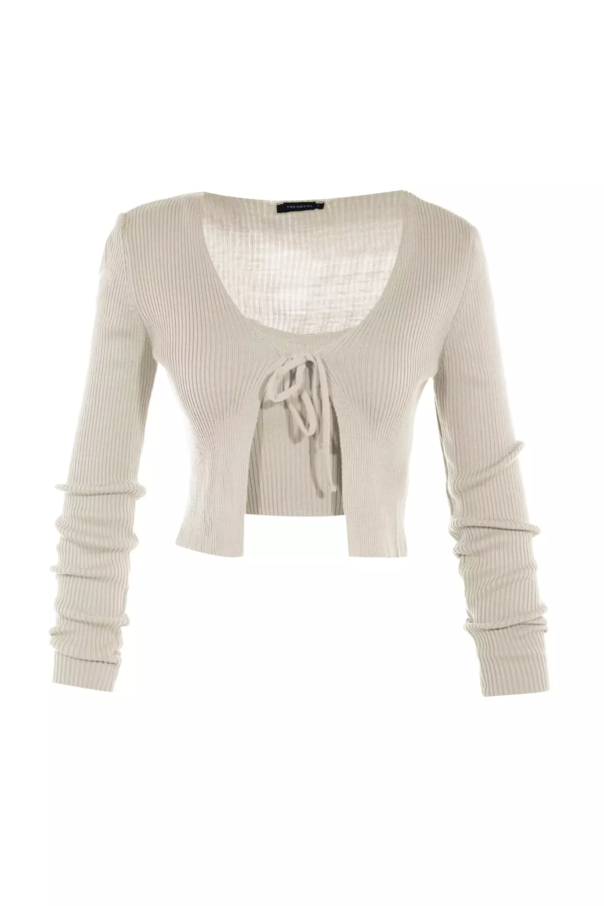 2-Piece Tie Front Cardigan Set