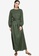 ZALIA BASICS green Cotton Belted Dress 6DDB3AA04B9A3FGS_4