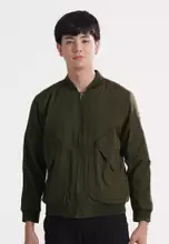 INSPI Originals bomber Jacket for Men 2023 Trendy Korean Style Brown Black