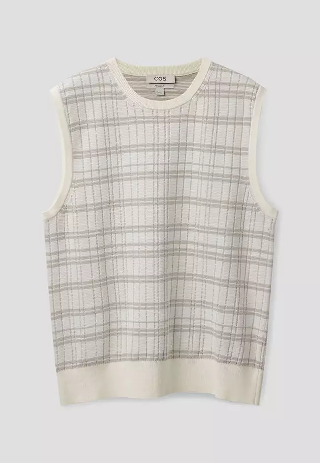 Buy COS Regular-Fit Jacquard Knit Vest 2024 Online