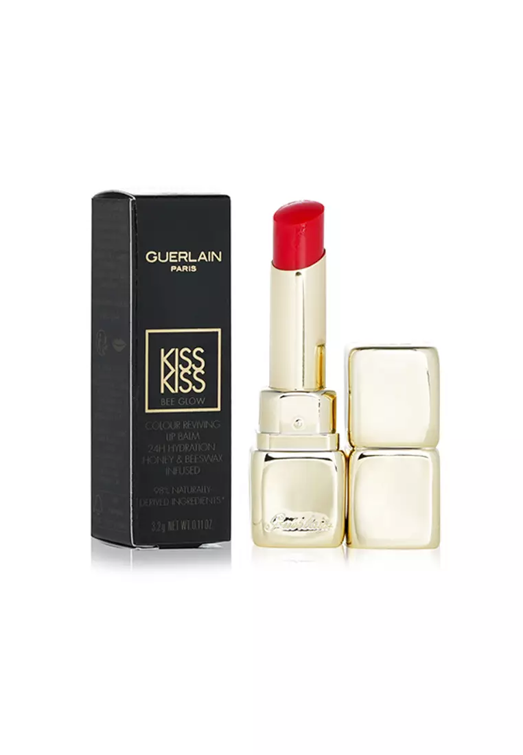 GUERLAIN - KissKiss Bee Glow Lip Balm - # 775 Poppy Glow 3.2g/0.11oz