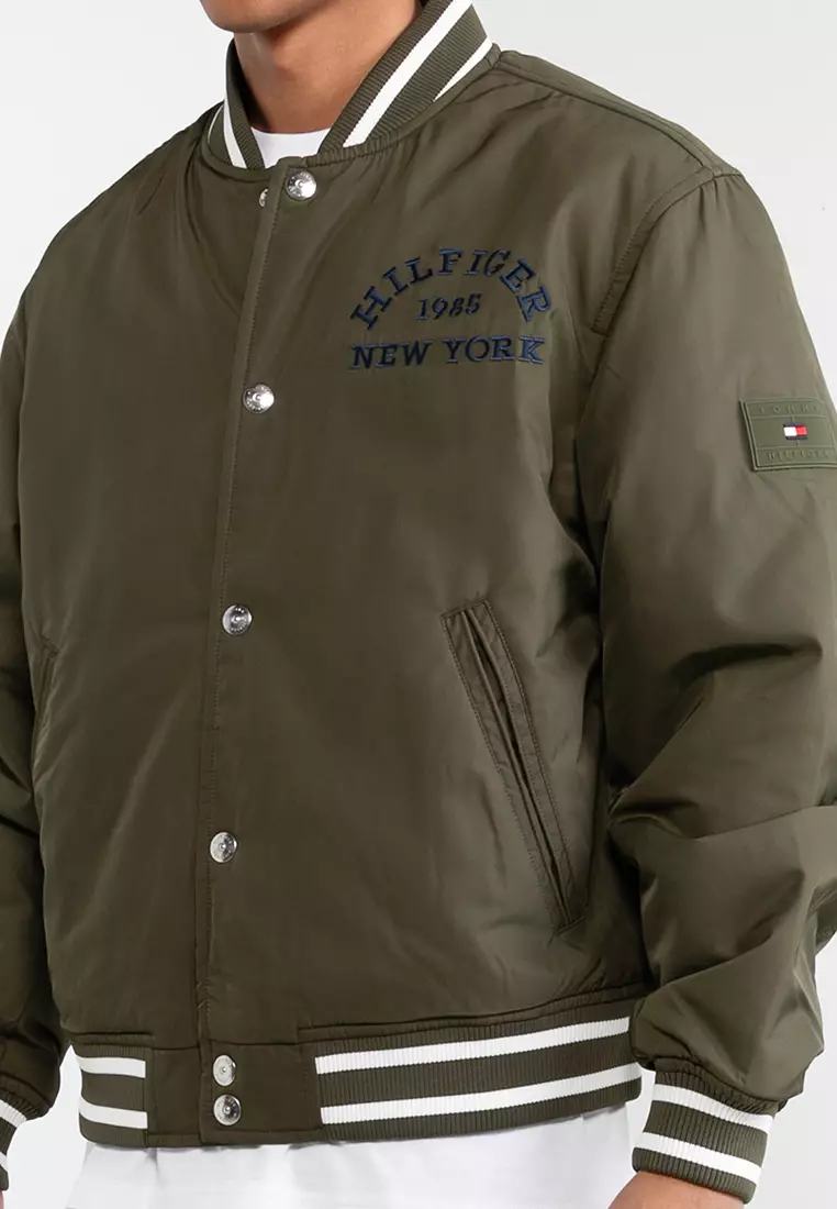 Tommy Hilfiger Im Reversible Jacquard Bomber Jacket