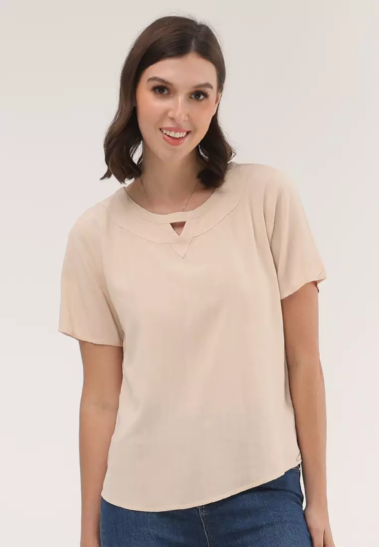 STREET-ONE Sweater met ronde hals voor dames in Rood | STREET-ONE
