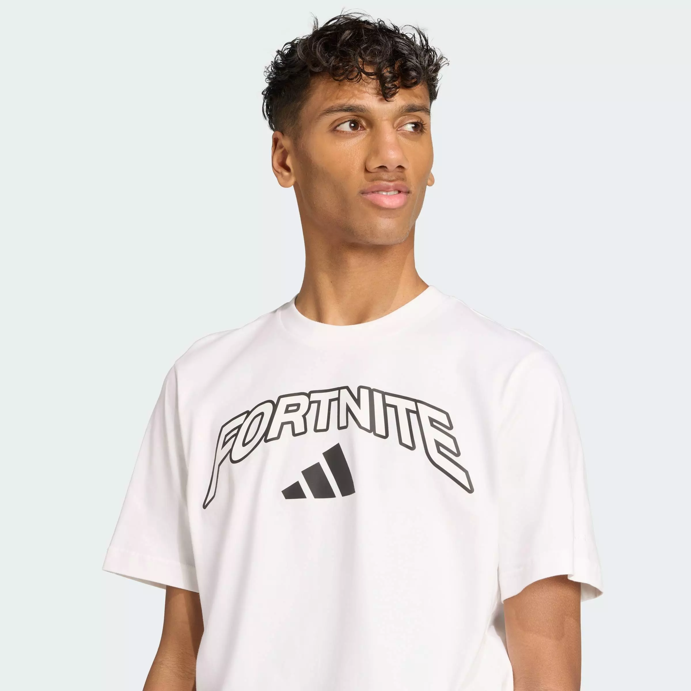 Lifestyle X Fortnite Logo Graphic Tee Men White JV8013
