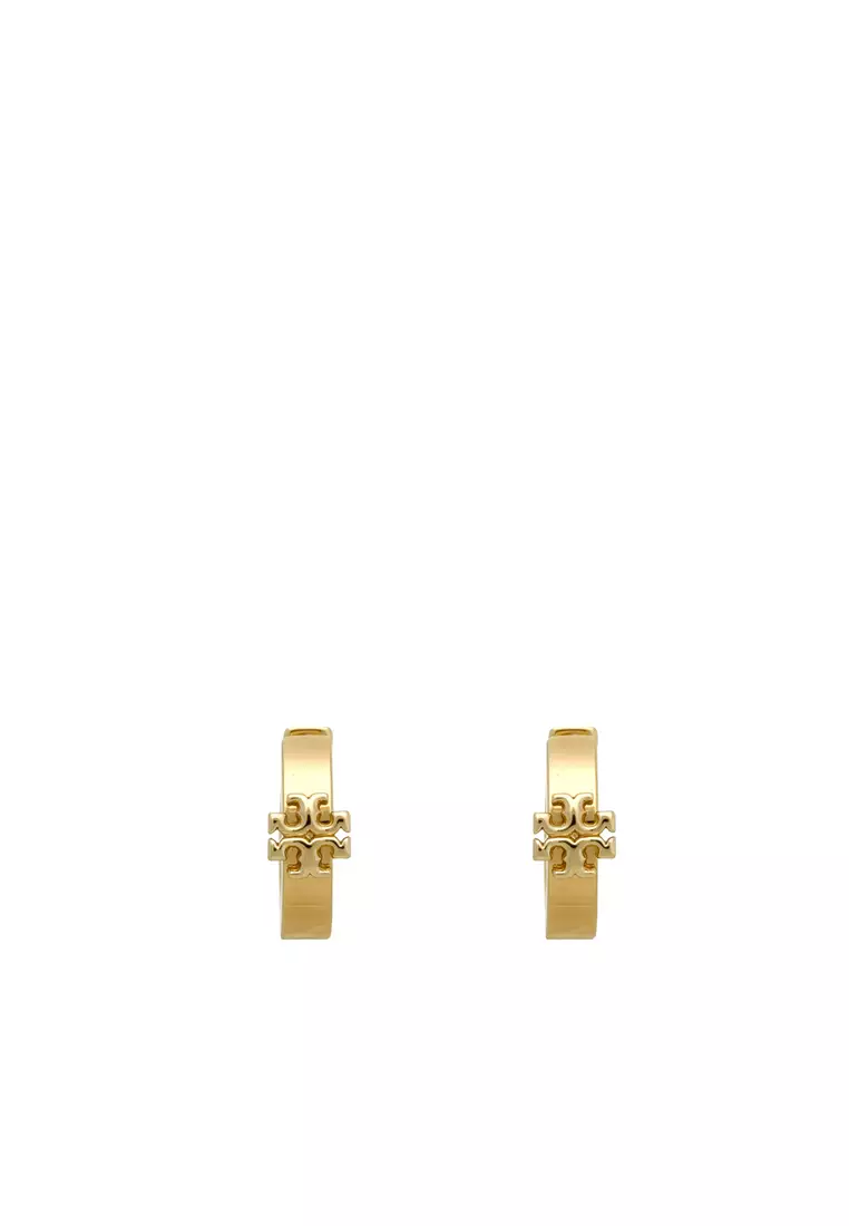 Buy TORY BURCH Small Miller Stud Hoop Earring Online | ZALORA Malaysia