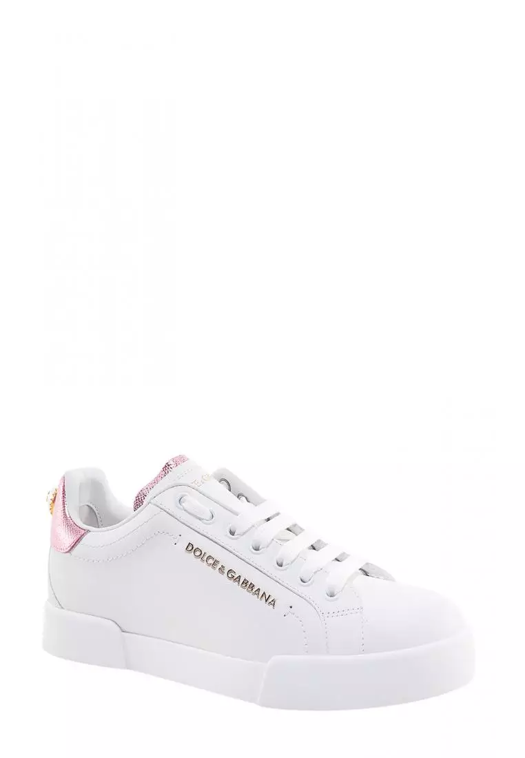 D&g deals shoes white