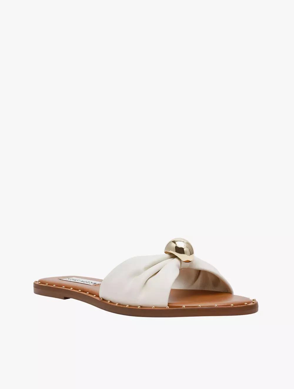 Steve Madden DIPSY-CN Women's Flat Sandals - White