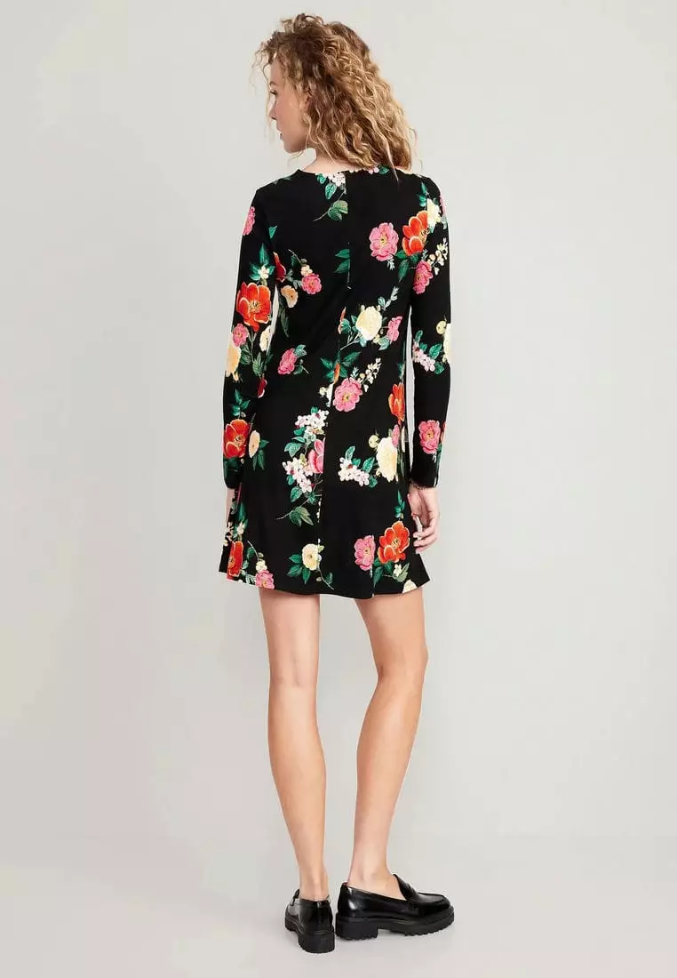 knee length dresses for ladies Margo Merino Wool Shift Dress - Pine – Margo Shift Dress main image 0