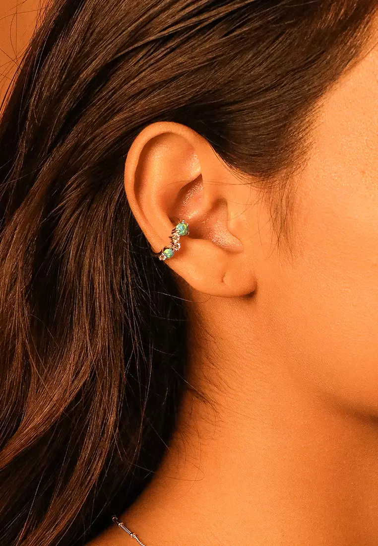 Vermeil Cluster Ear Cuff