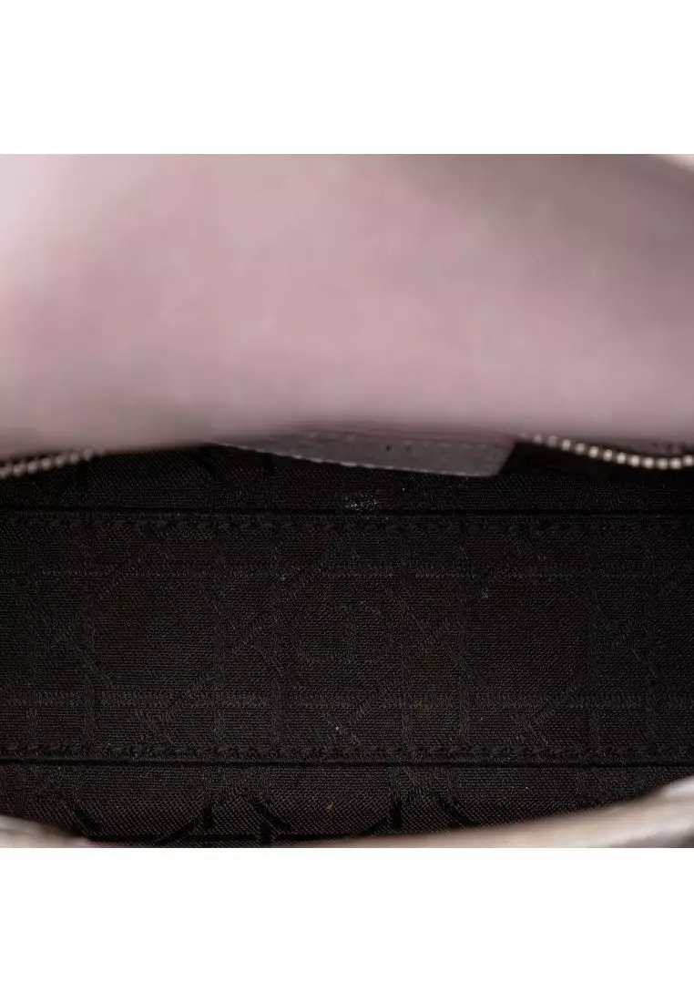Pre-Loved Dior Mini Iridescent Lambskin Cannage Lady Dior