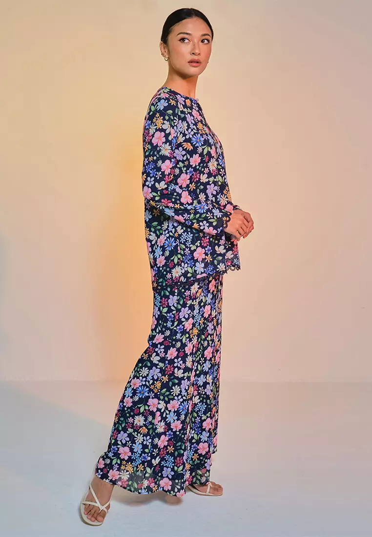 Aurora Blouse & Skirt - Midnight Garden