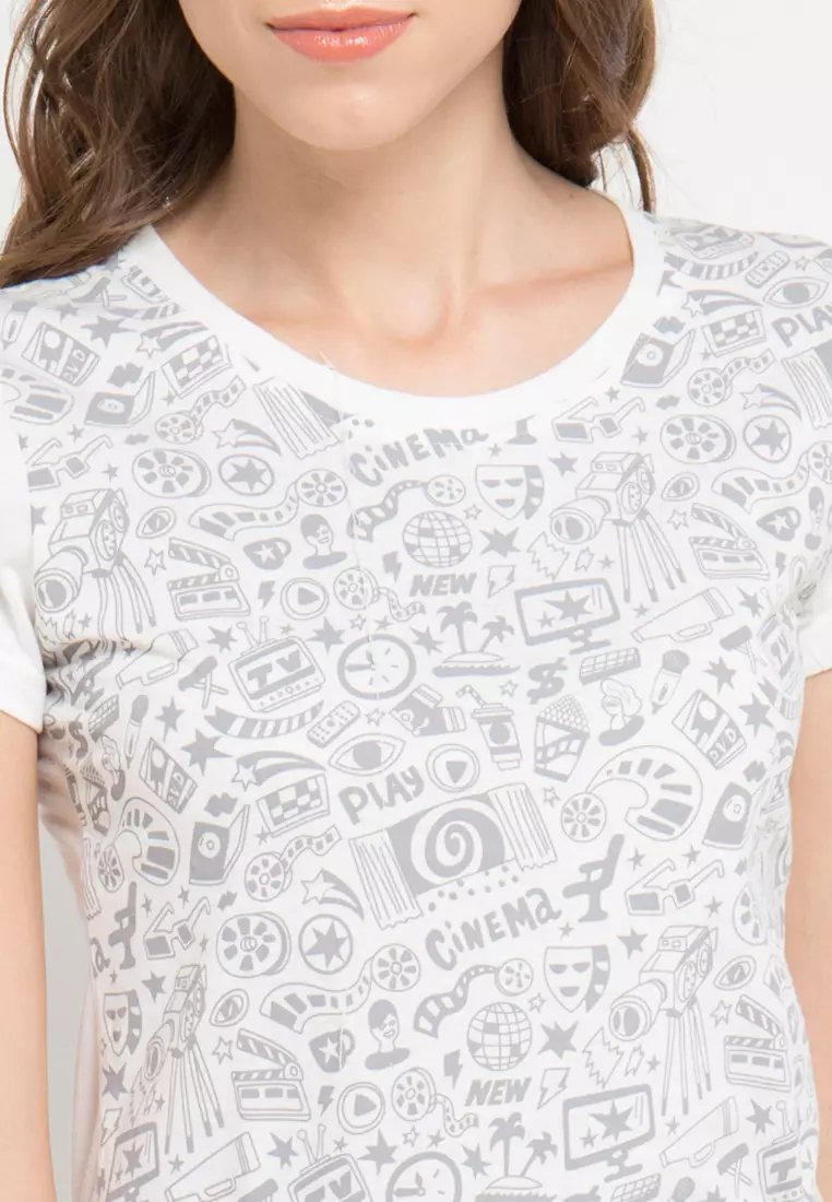 Print Cinema short sleeve Tshirt