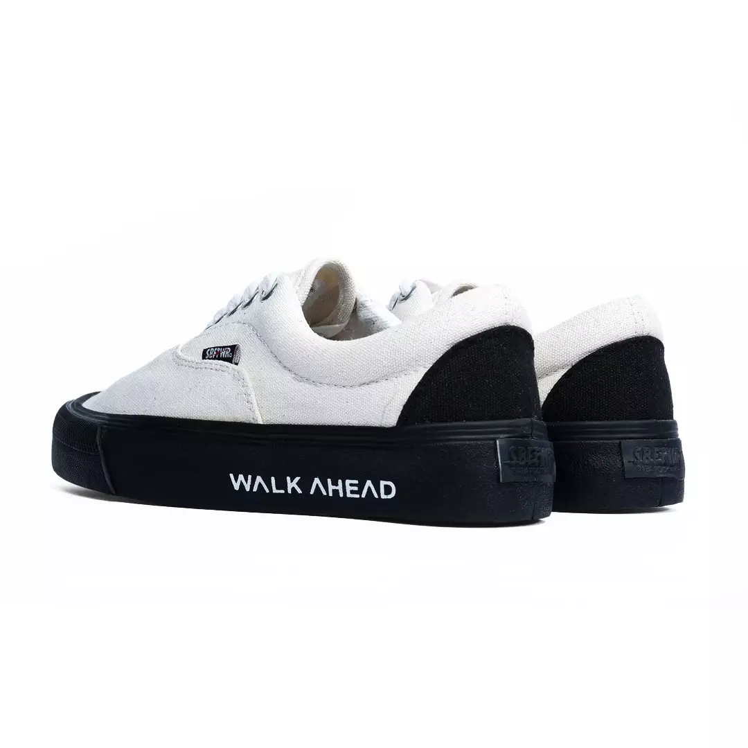 SABA Sykes  Low Off White Black - Sepatu Sneakers Casual Pria Wanita