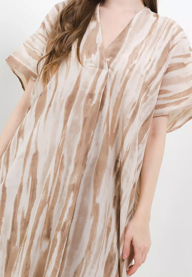 V Neck Printed Tunic