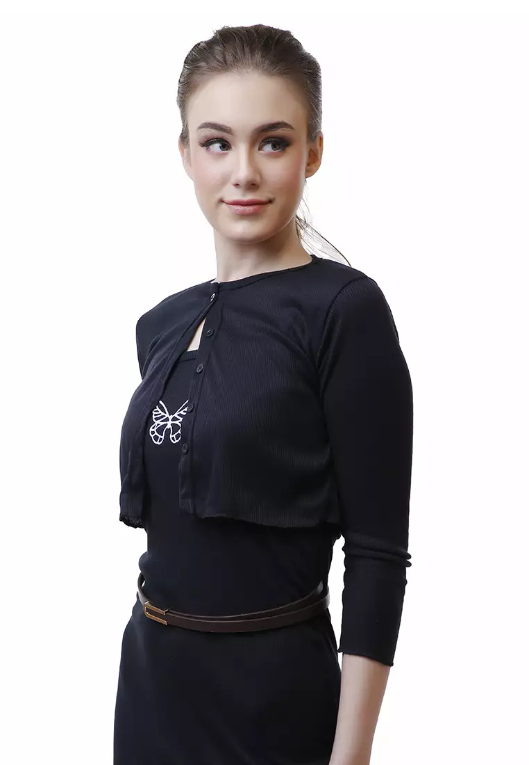 Imani Aksesoris Fashion Wanita Ikat Pinggang Ban Kecil Material Leather ORIGINAL - Brown