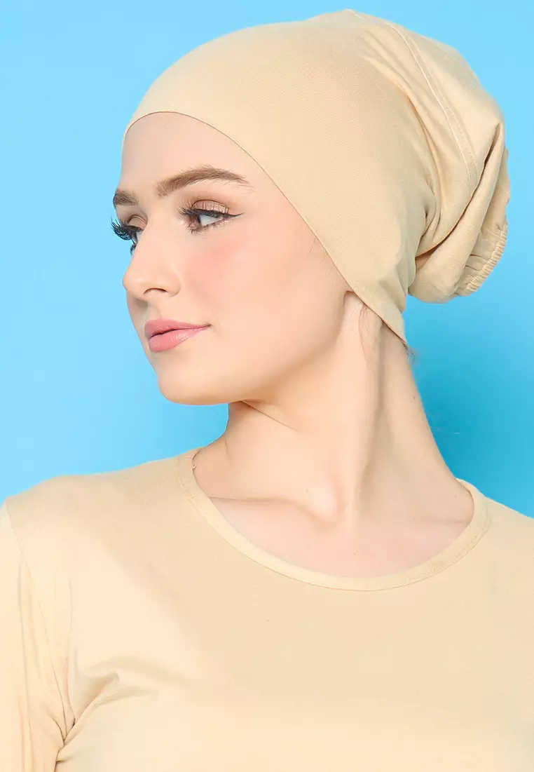 JV Hasanah Ciput Inner Hijab 4 color | Ciput Polos Rayon Adem