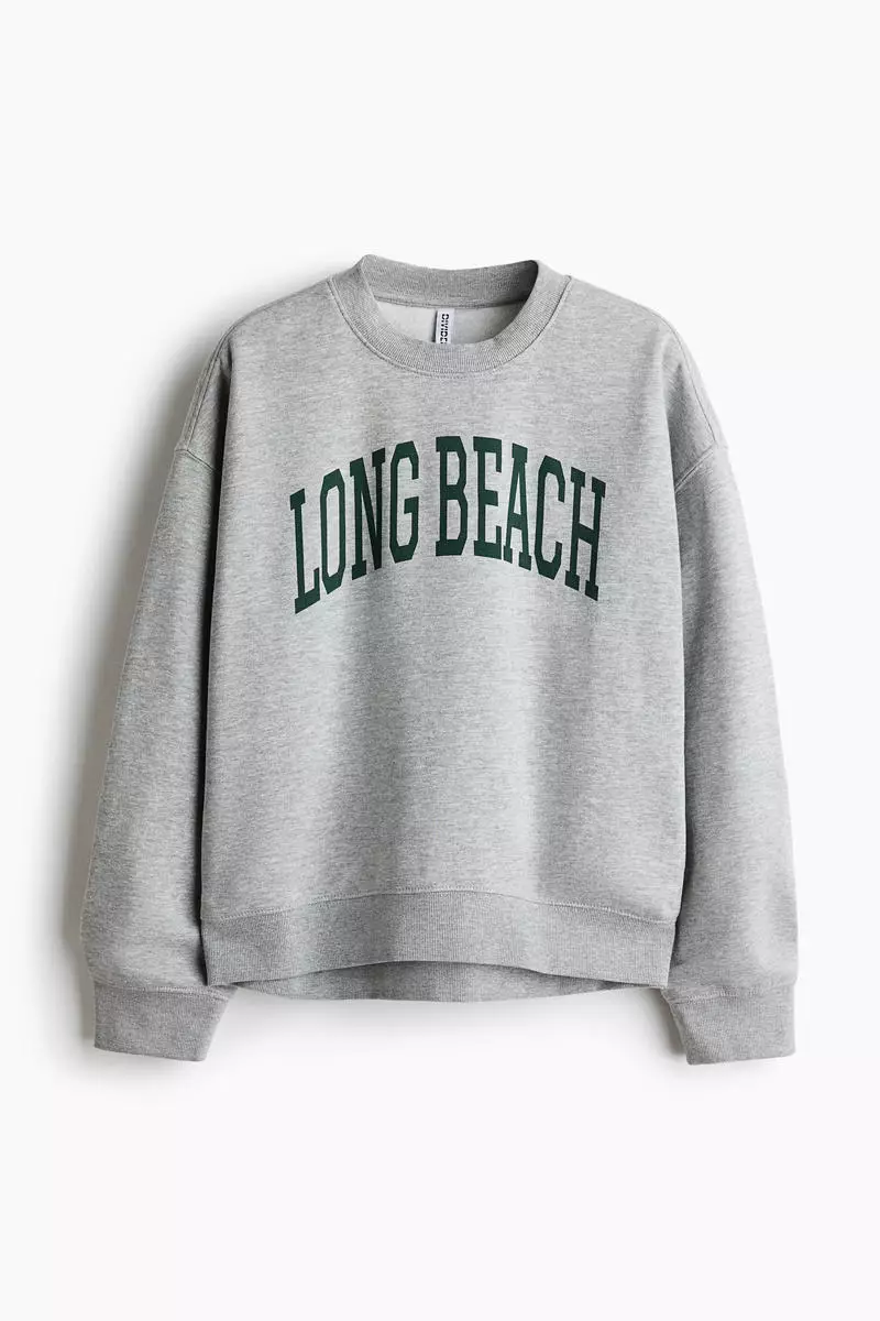 Print-motif sweatshirt