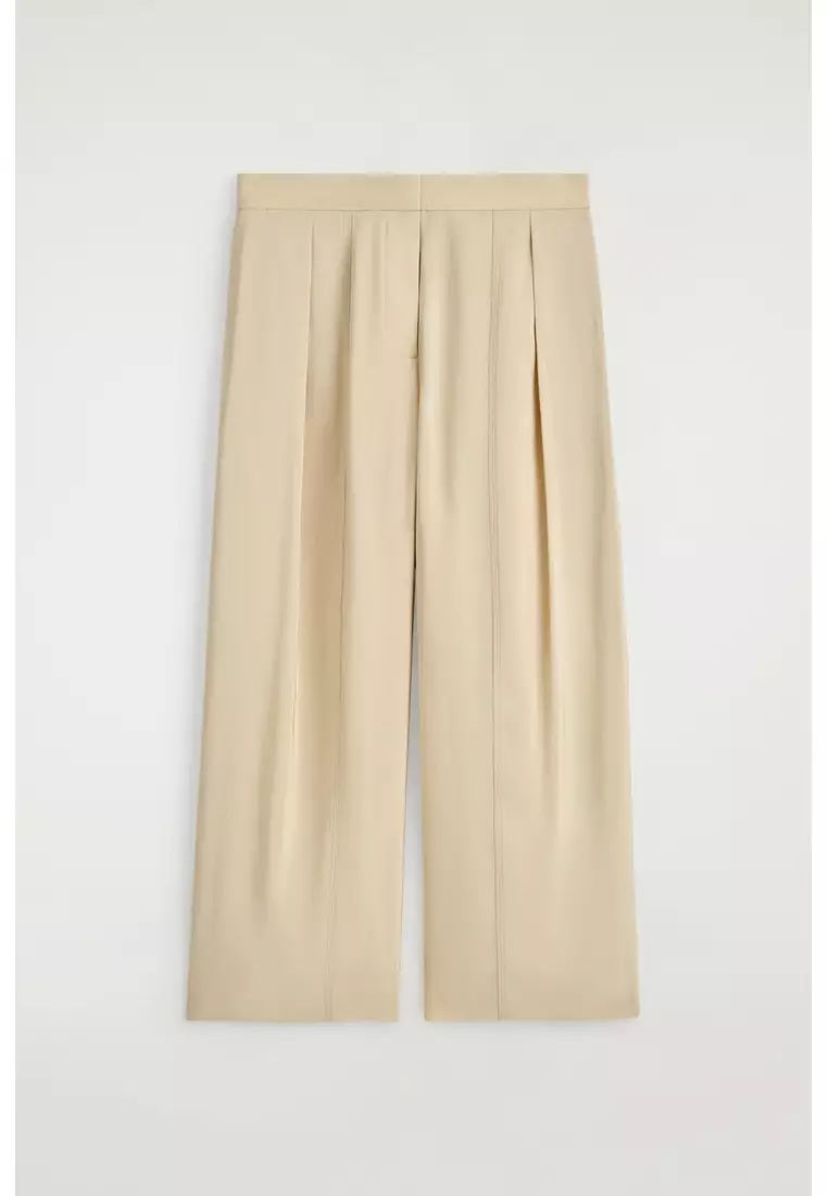 FLUID PLEATED CULOTTES